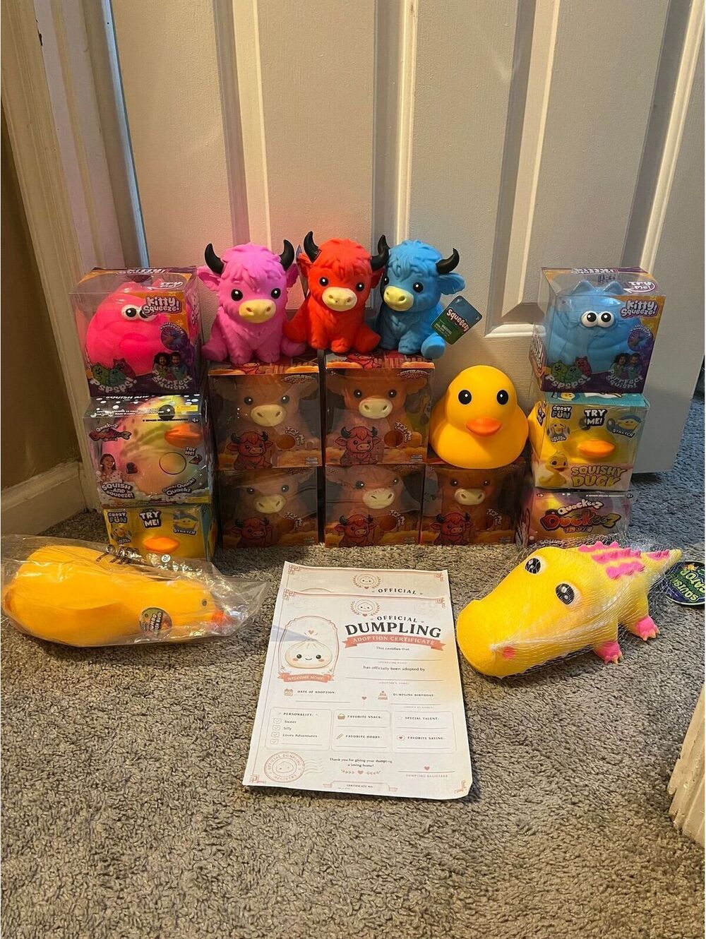 Adopt a Squishy Pet Kit – Choose Your Animal + Adoption Certificate Authentic